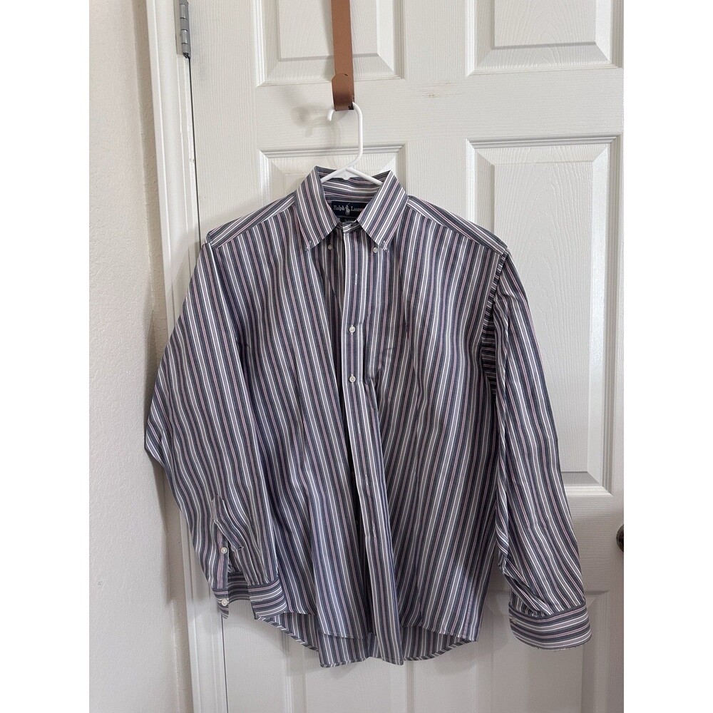 Ralph Lauren Blair’s 100% Cotton Striped Button Down Shirt Y2K Classic Fit - M